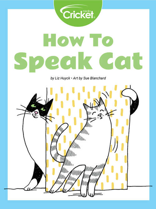 Book cover of How to Speak Cat