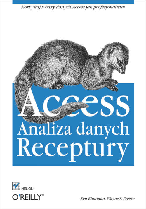 Book cover of Access. Analiza danych. Receptury