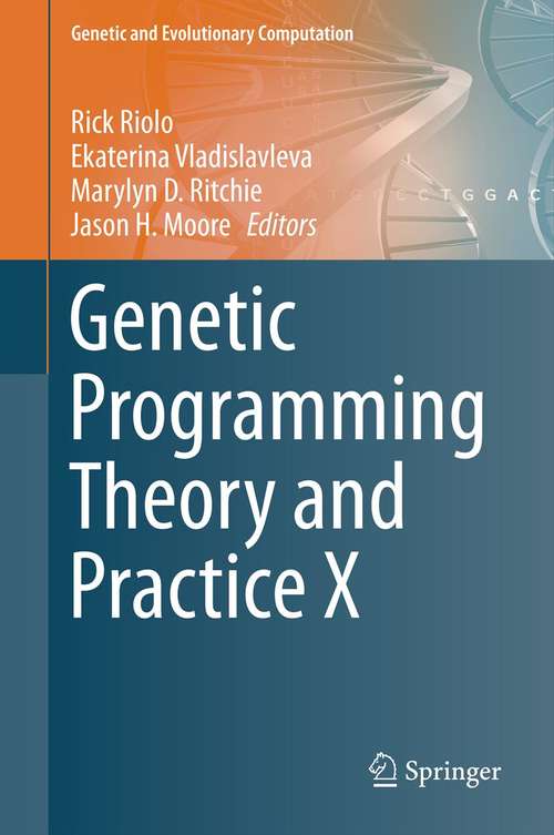 Book cover of Genetic Programming Theory and Practice X