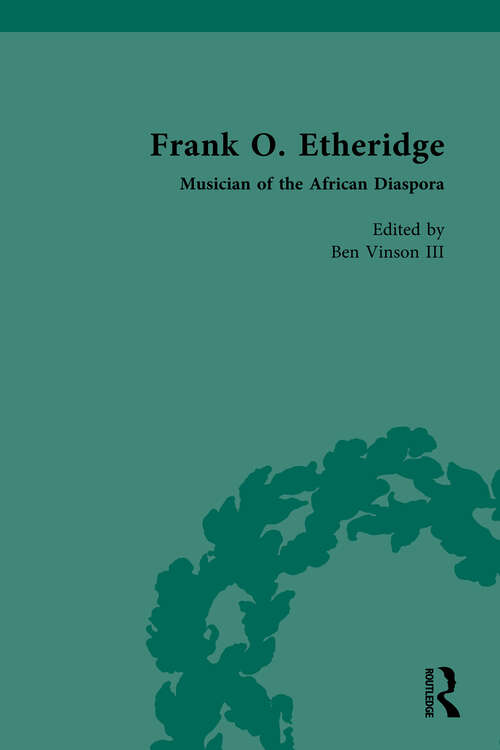Book cover of Frank O. Etheridge: Musician of the African Diaspora