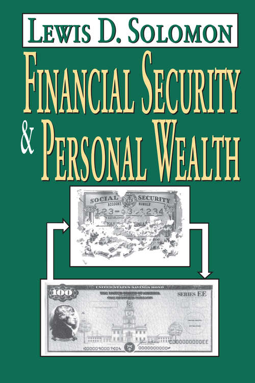 Book cover of Financial Security and Personal Wealth