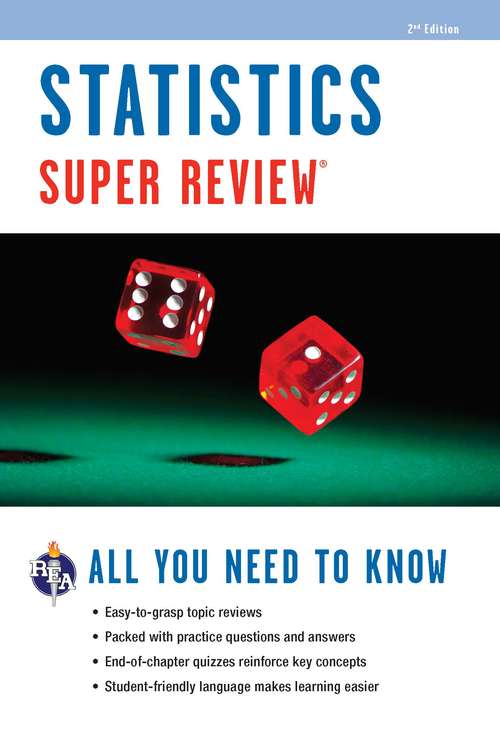 Book cover of Statistics Super Review, 2nd Ed. (2)