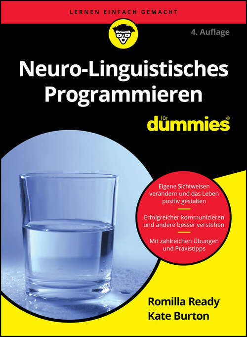 Book cover of Neuro-Linguistisches Programmieren für Dummies (4. Auflage) (Für Dummies)