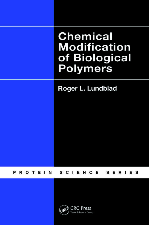 Book cover of Chemical Modification of Biological Polymers