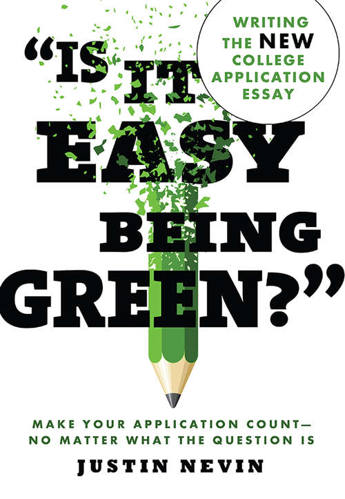 Book cover of "Is It Easy Being Green?"