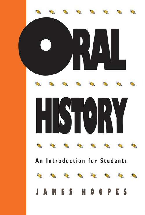 Book cover of Oral History