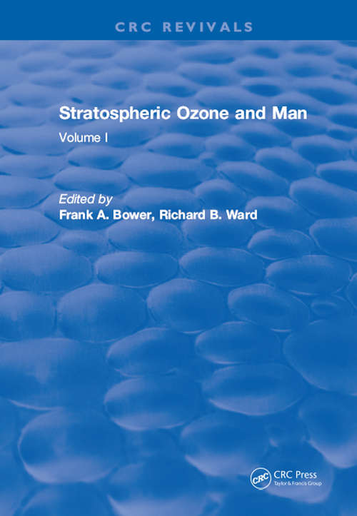 Book cover of Stratospheric Ozone and Man: Volume I