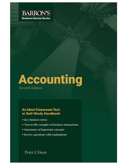 Book cover of Accounting (Seventh Edition) (Barron's Business Review)