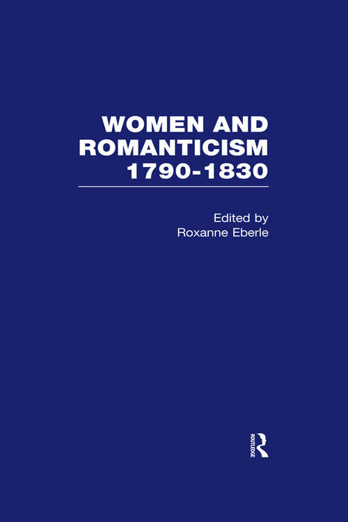 Book cover of Women & Romanticism Vol5