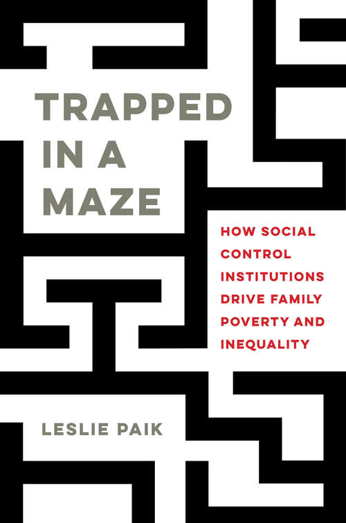 Book cover of Trapped in a Maze: How Social Control Institutions Drive Family Poverty and Inequality