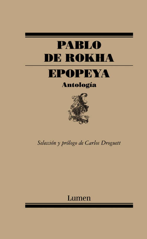 Book cover of Epopeya: Antología