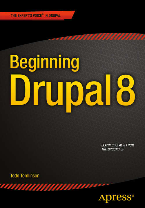 Book cover of Beginning Drupal 8