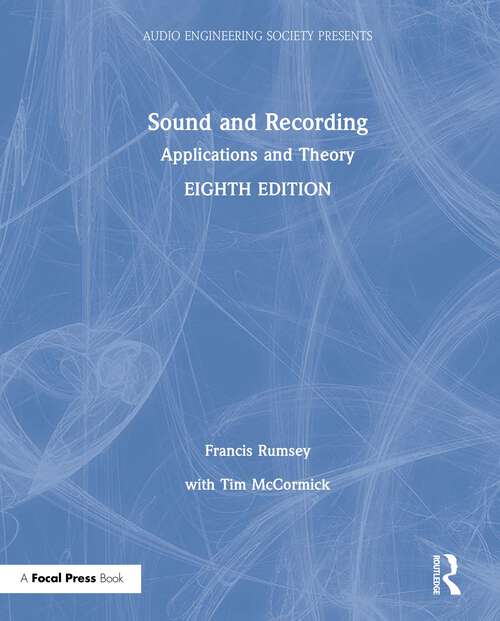 Book cover of Sound and Recording: Applications and Theory (8) (ISSN)