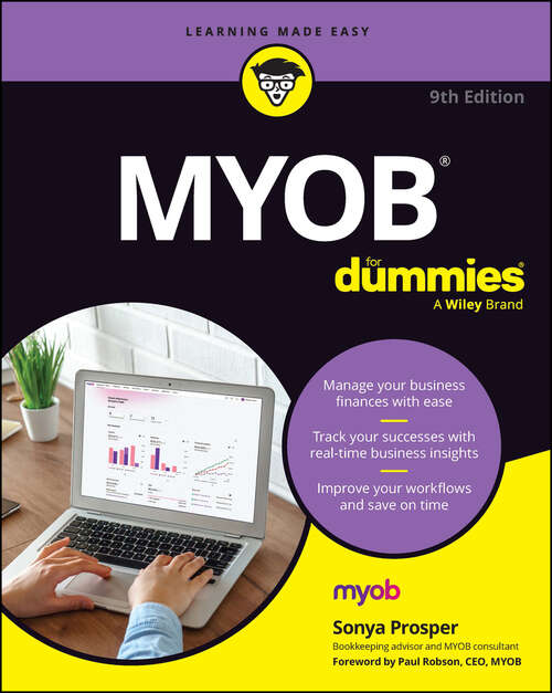 Book cover of MYOB For Dummies (9)