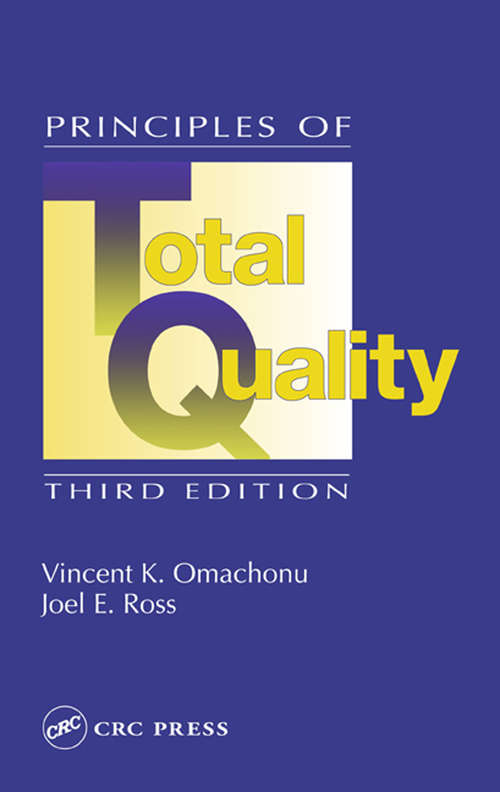 Book cover of Principles of Total Quality