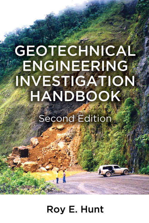 Book cover of Geotechnical Engineering Investigation Handbook (2)