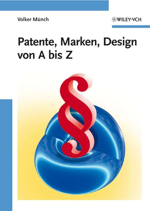 Book cover of Patente, Marken, Design von A bis Z