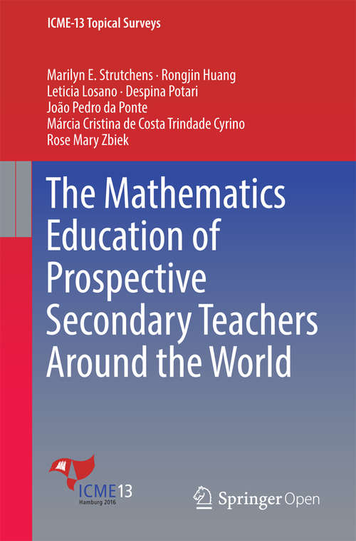 Book cover of The Mathematics Education of Prospective Secondary Teachers Around the World