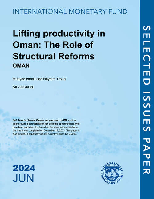 Book cover of Lifting productivity in Oman: The Role of Structural Reforms