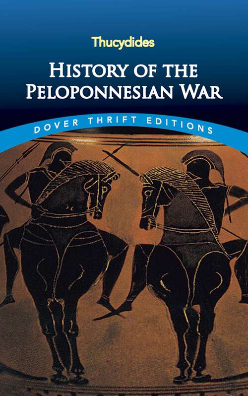 Book cover of History of the Peloponnesian War (Dover Thrift Editions)