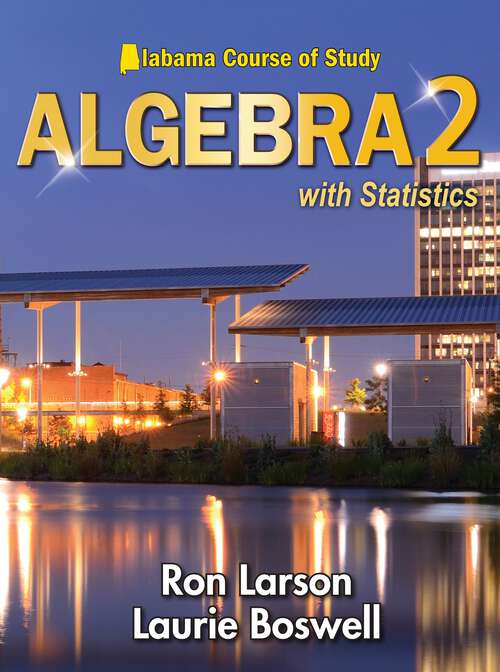 Book cover of Big Ideas Math Alabama 2022 Algebra 2