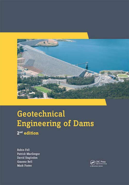 Book cover of Geotechnical Engineering of Dams (2)