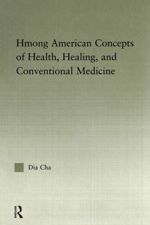 Book cover of Hmong American Concepts of Health (Studies in Asian Americans)