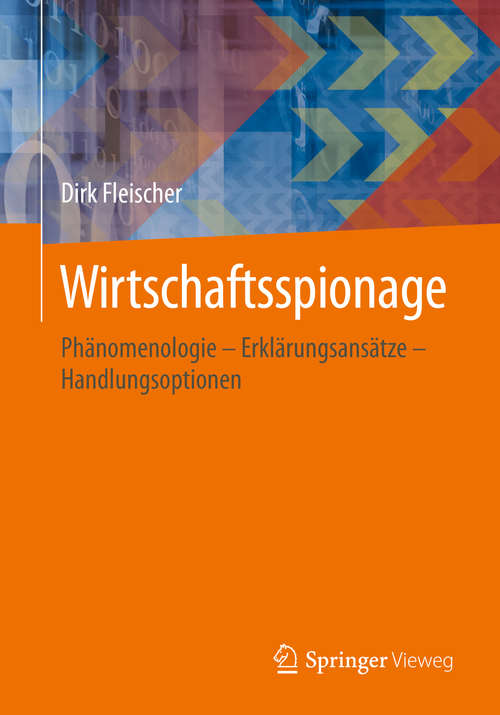 Book cover of Wirtschaftsspionage
