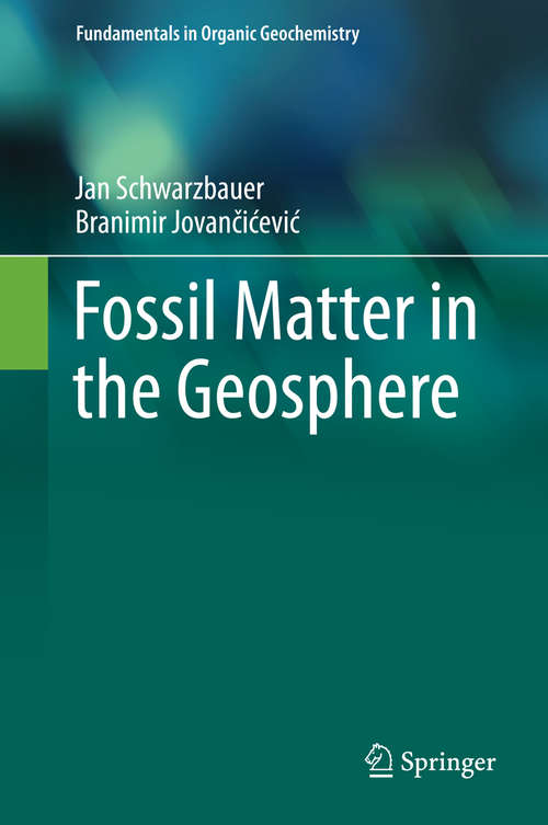 Book cover of Fossil Matter in the Geosphere