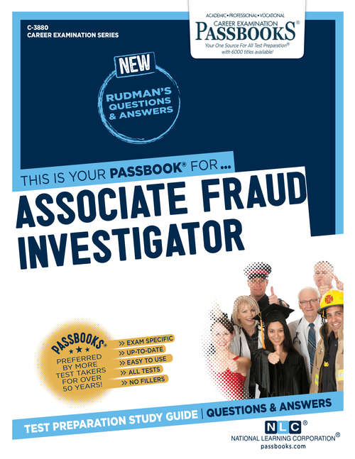 Book cover of Associate Fraud Investigator: Passbooks Study Guide (Career Examination Series)