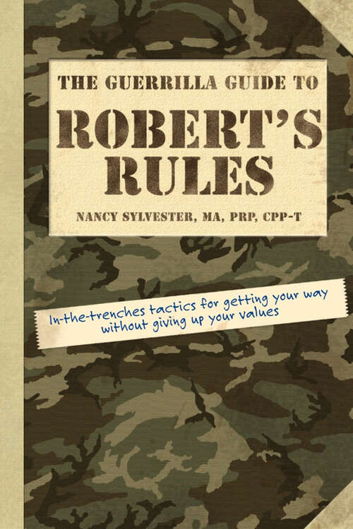 Book cover of The Guerrilla Guide to Robert's Rules