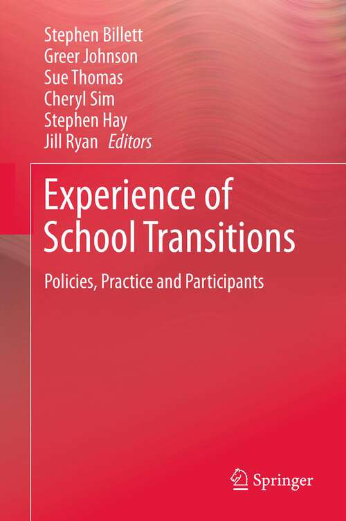 Book cover of Experience of School Transitions