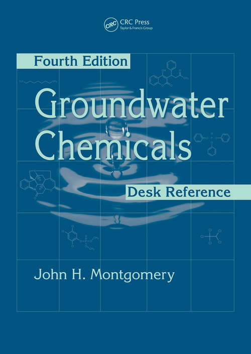 Book cover of Groundwater Chemicals Desk Reference