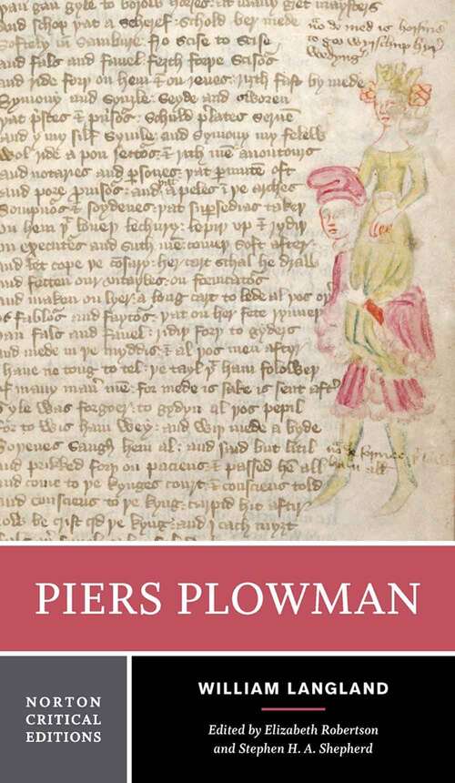Book cover of Piers Plowman (Norton Critical Editions)