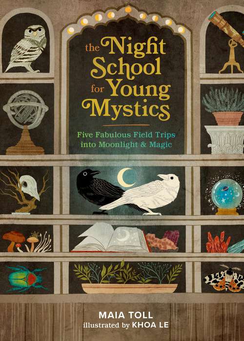 Book cover of The Night School for Young Mystics: Five Fabulous Field Trips into Moonlight and Magic