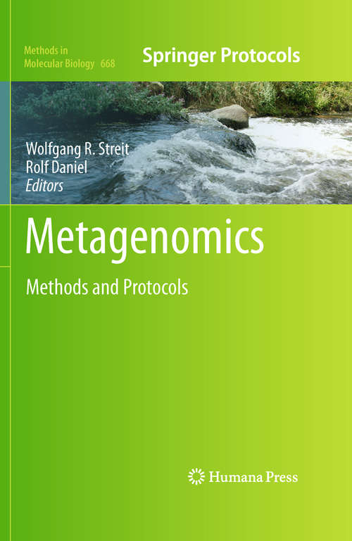 Book cover of Metagenomics