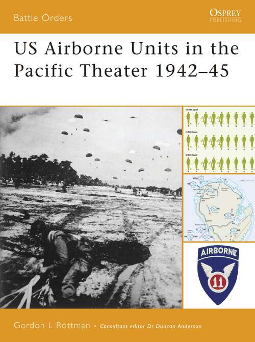 Book cover of US Airborne Units in the Pacific Theater 1942-45