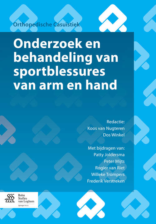 Book cover of Onderzoek en behandeling van sportblessures van arm en hand