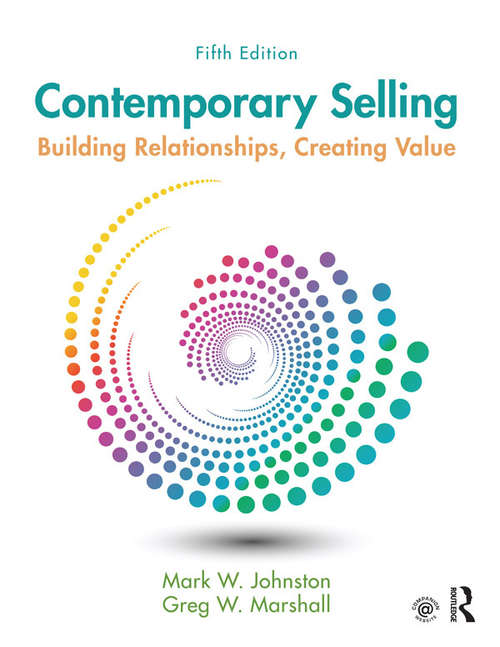 Book cover of Contemporary Selling: Building Relationships, Creating Value