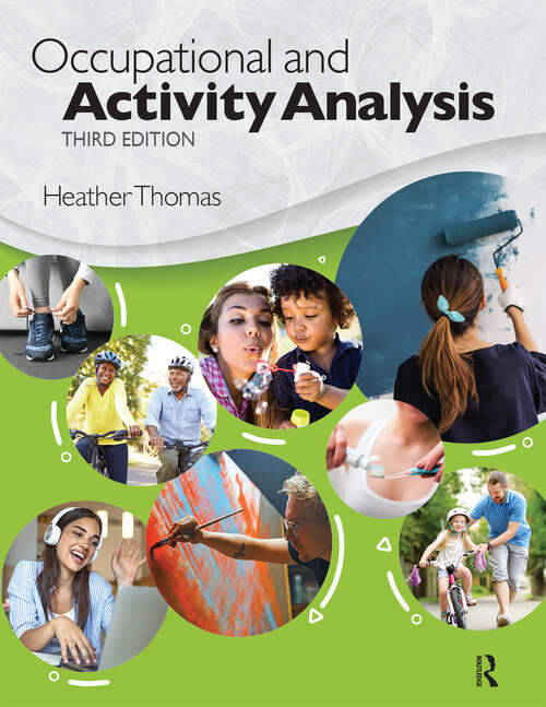 Book cover of Occupational and Activity Analysis