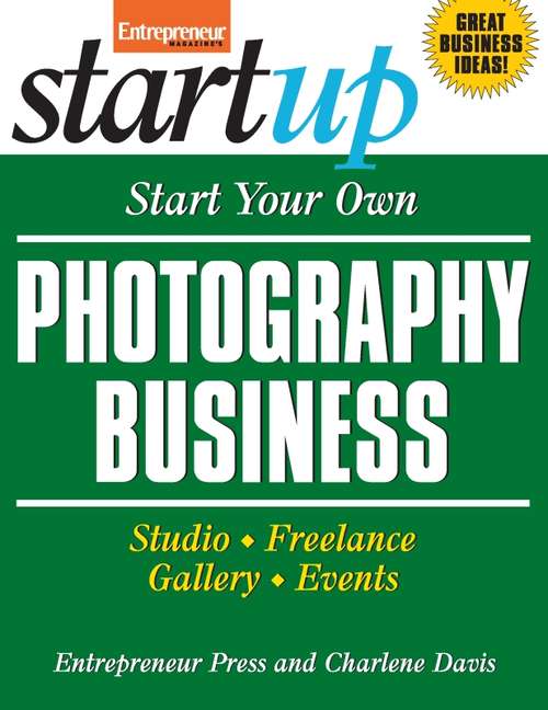 Book cover of Start Your Own Photography Business