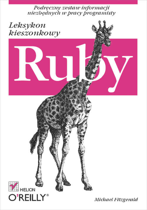 Book cover of Ruby. Leksykon kieszonkowy