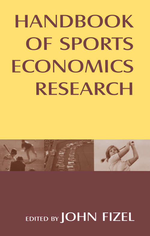 Book cover of Handbook of Sports Economics Research