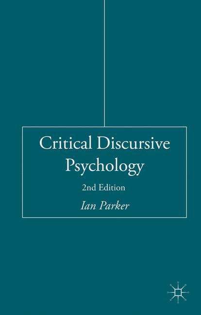 Book cover of Critical Discursive Psychology