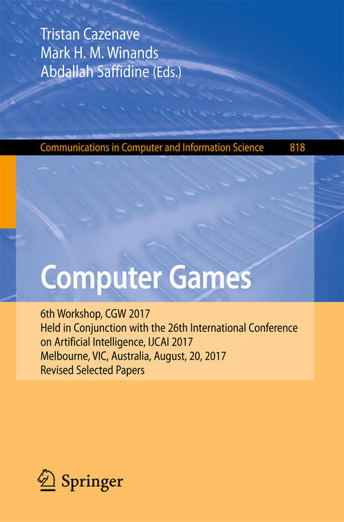 Book cover of Computer Games
