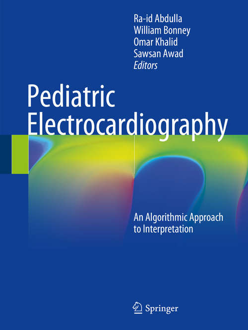 Book cover of Pediatric Electrocardiography