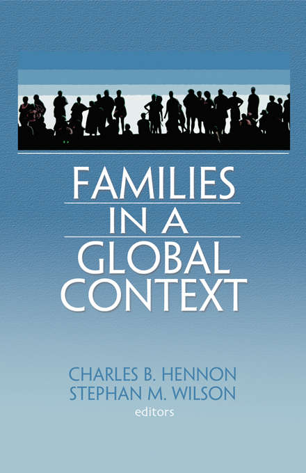 Book cover of Families in a Global Context