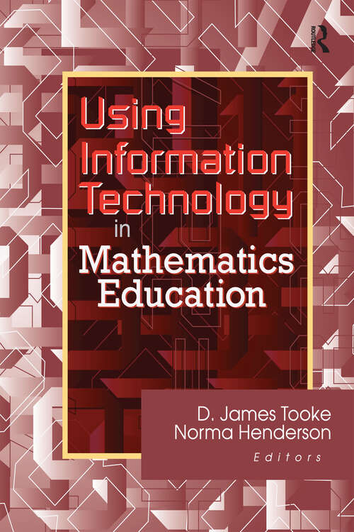 Book cover of Using Information Technology in Mathematics Education