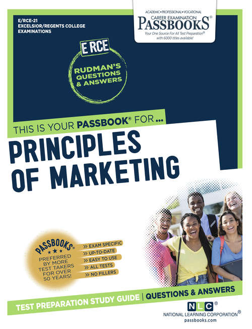 Book cover of PRINCIPLES OF MARKETING: Passbooks Study Guide (Excelsior/Regents College Examination Series)