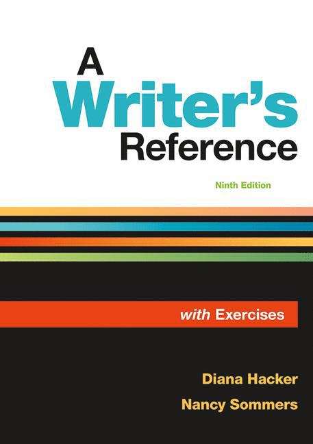 Book cover of A Writer's Reference With Exercises (Ninth Edition)